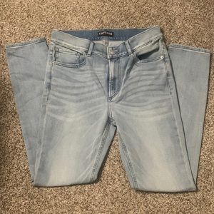 Express Women’s Ultimate Stretch Cropped Legging High Rise Jeans - Size 8